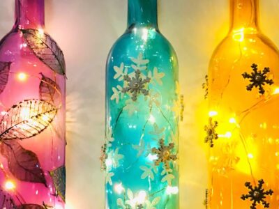 Recycled Bottle Lamps