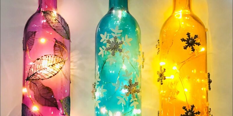 Recycled Bottle Lamps