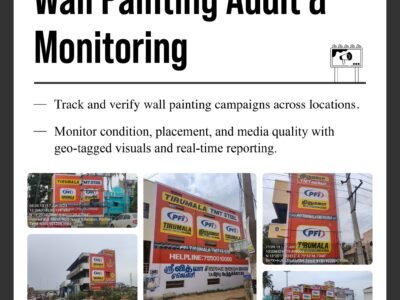 Wall Painting Campaign Monitoring Services