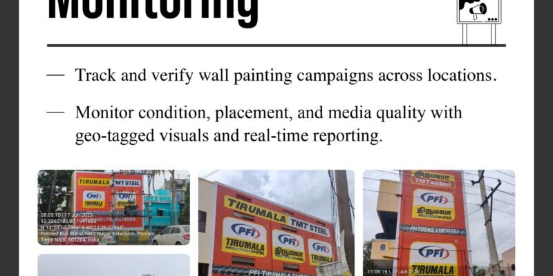 Wall Painting Campaign Monitoring Services